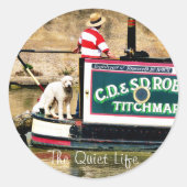 KANAL RUNDER AUFKLEBER (Vorderseite)