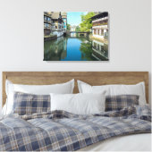 Kanal Straßburg-Frankreich Leinwanddruck (Insitu (Schlafzimmer))