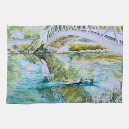 Kanal-Überfahrt Geschirrtuch (Horizontal)