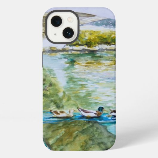 Kanal-Überfahrt iPhone Hülle (Rückseite)