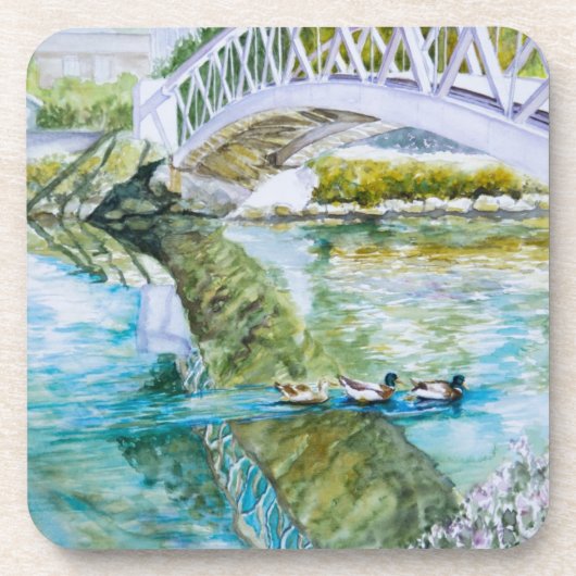 Kanal-Überfahrt Untersetzer (Vorderseite)