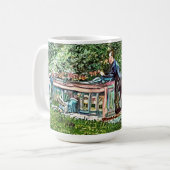 KANAL UND HAUSBOOTE KAFFEETASSE (Vorderseite Links)