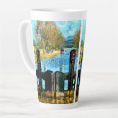 KANAL UND HAUSBOOTE MILCHTASSE (Linke Ecke)