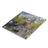Kanal und Keramik von Amsterdam Fliese (Seite)