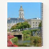 Kanal und Kirche in Vannes Postcard Me Notizblock (Rückseite)