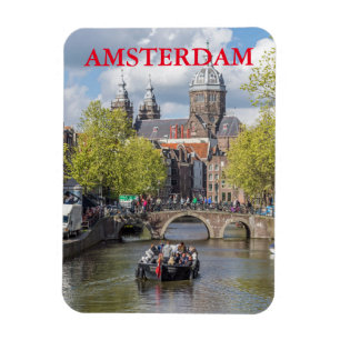 Kanal und Kühlschrankmagnet von Amsterdam Magnet