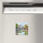 Kanal Utrecht, Kühlschrankmagnet von Velvet Escape (In Situ (Geschirrspüler))