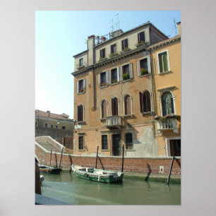 Kanal Venedig-Italien Poster