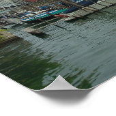 Kanal Venedig-Italien Poster (Ecke)