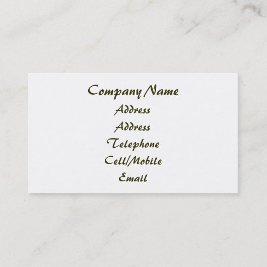 KANAL VISITENKARTE (Rückseite)