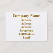 KANAL VISITENKARTE (Rückseite)