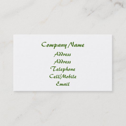 KANAL VISITENKARTE (Vorderseite)