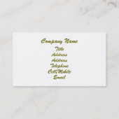 KANAL VISITENKARTE (Rückseite)