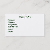 KANAL VISITENKARTE (Rückseite)