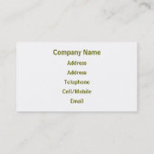 KANAL VISITENKARTE (Rückseite)