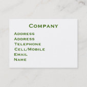 KANAL VISITENKARTE (Rückseite)