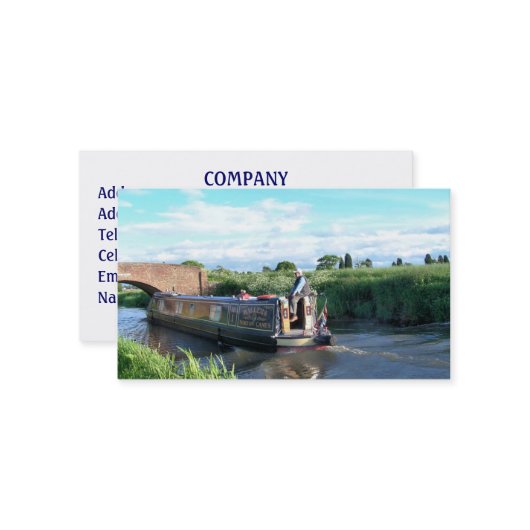 KANAL VISITENKARTE (Vorderseite/Rückseite Beispiel)