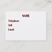 KANAL VISITENKARTE (Rückseite)