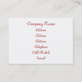 KANAL VISITENKARTE (Rückseite)