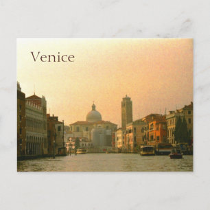 Kanal von Venedig Postcard Postkarte