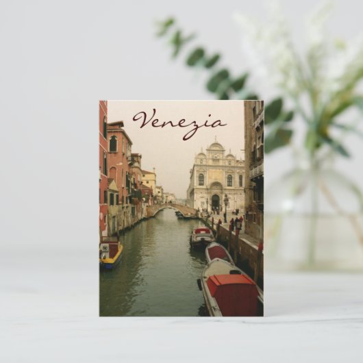 Kanal von Venedig Postcard Postkarte (Stehend Vorderseite)