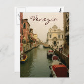 Kanal von Venedig Postcard Postkarte (Vorne/Hinten)