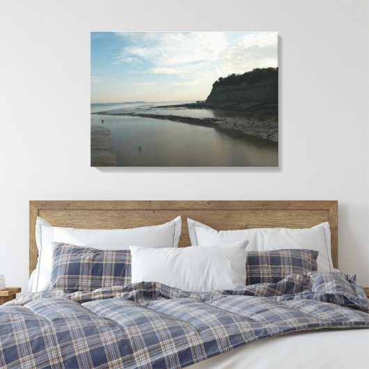 Kanal zum Cardiff Bay Leinwanddruck (Insitu (Schlafzimmer))