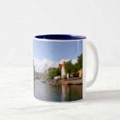 Kanalausflug, Kopenhagen Zweifarbige Tasse (VorderseiteRechts)