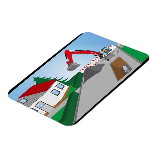 Kanalbaustelle Magnet (Linke Seite)