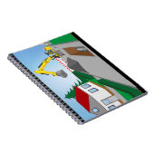 Kanalbaustelle Notizblock (Rechte Seite)