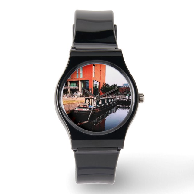 Kanalboot Armbanduhr (Vorderseite)