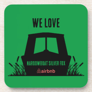 Kanalboot zu mieten getränkeuntersetzer