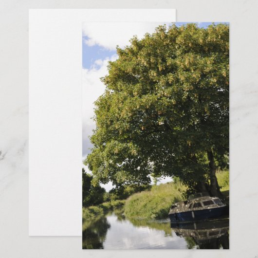 Kanalboote Briefpapier (Vorne/Hinten)