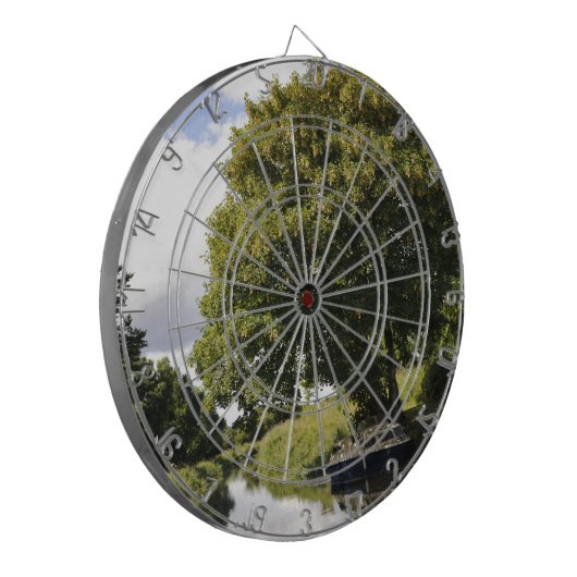 Kanalboote Dartscheibe (Vorderseite Links)