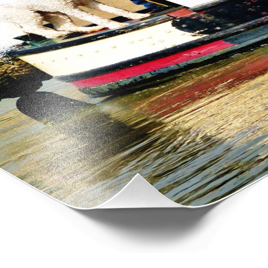 KANALBOOTE FOTODRUCK (Ecke)