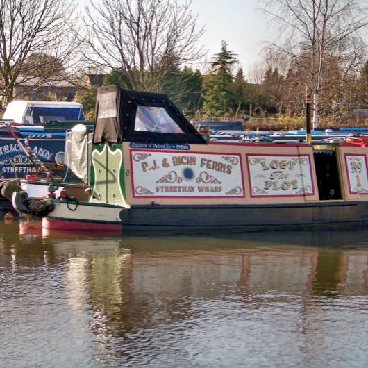 KANALBOOTE FOTODRUCK