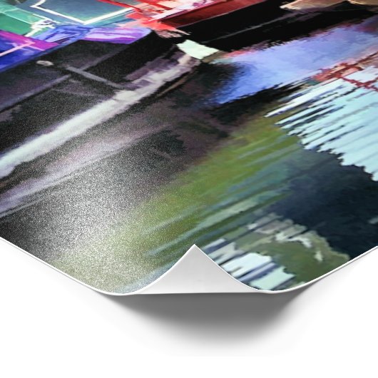 KANALBOOTE FOTODRUCK (Ecke)