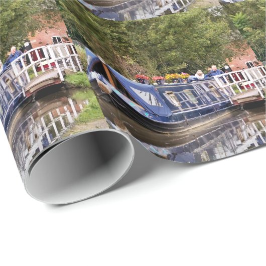 KANALBOOTE GESCHENKPAPIER (Rolleneckpunkt)