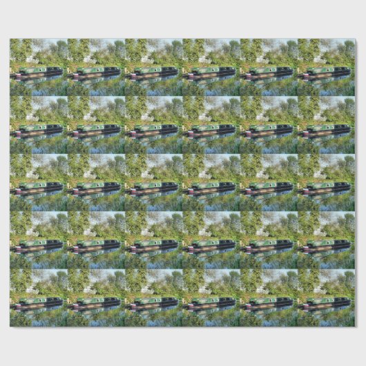 KANALBOOTE GESCHENKPAPIER (Flach)