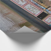 KANALBOOTE GESCHENKPAPIER (Ecke)