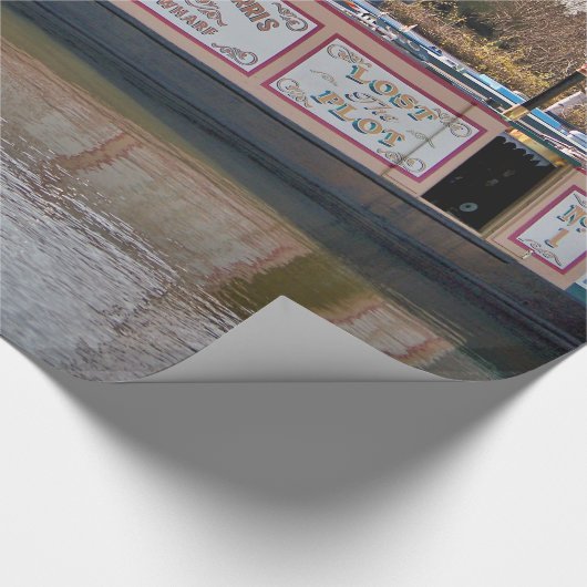 KANALBOOTE GESCHENKPAPIER (Ecke)