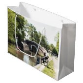 KANALBOOTE GROßE GESCHENKTÜTE (Vorderseite Schrägansicht)