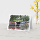 KANALBOOTE KARTE (Gelbe Blume)