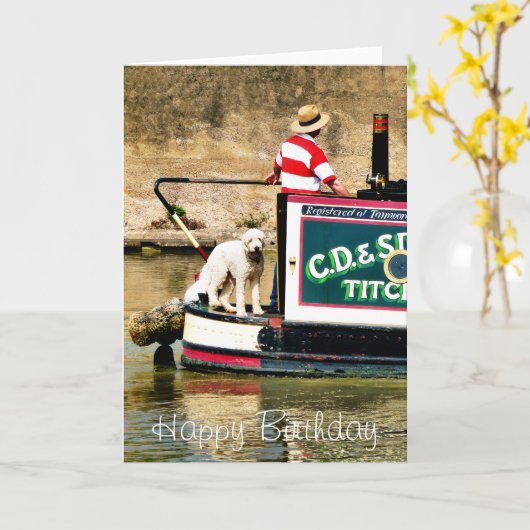 KANALBOOTE KARTE (Gelbe Blume)