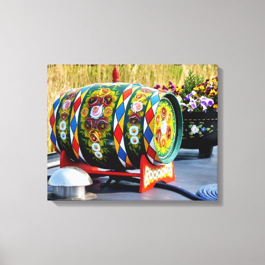 KANALBOOTE LEINWANDDRUCK (Vorderseite)