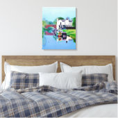 KANALBOOTE LEINWANDDRUCK (Insitu (Schlafzimmer))