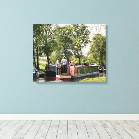 KANALBOOTE LEINWANDDRUCK (Insitu (Holzboden))