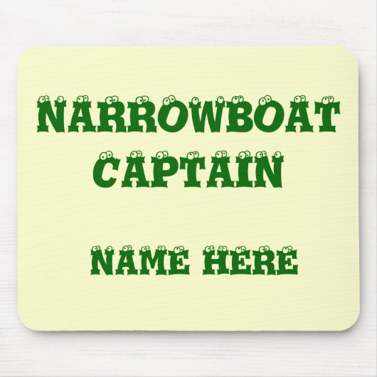 KANALBOOTE MOUSEPAD (Vorne)