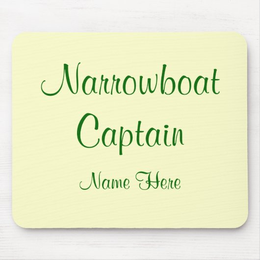 KANALBOOTE MOUSEPAD (Vorne)