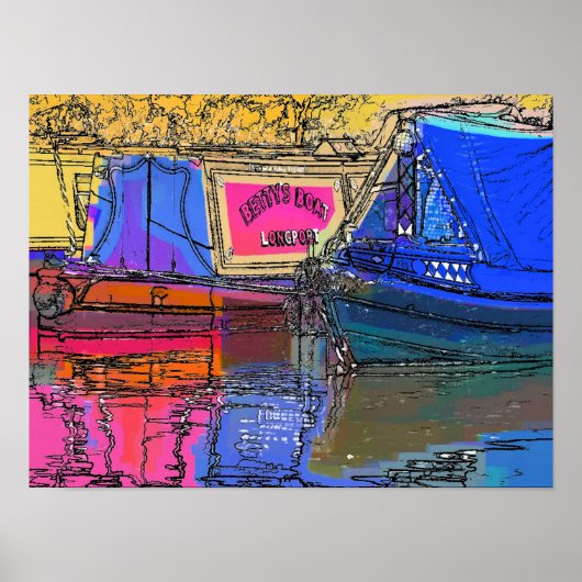 KANALBOOTE POSTER (Vorne)